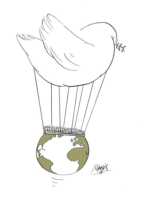 World Peace Hot Air Balloon