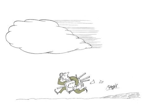 Painting clouds