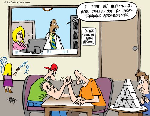 "I think we need to be more careful not to over-schedule appointments."