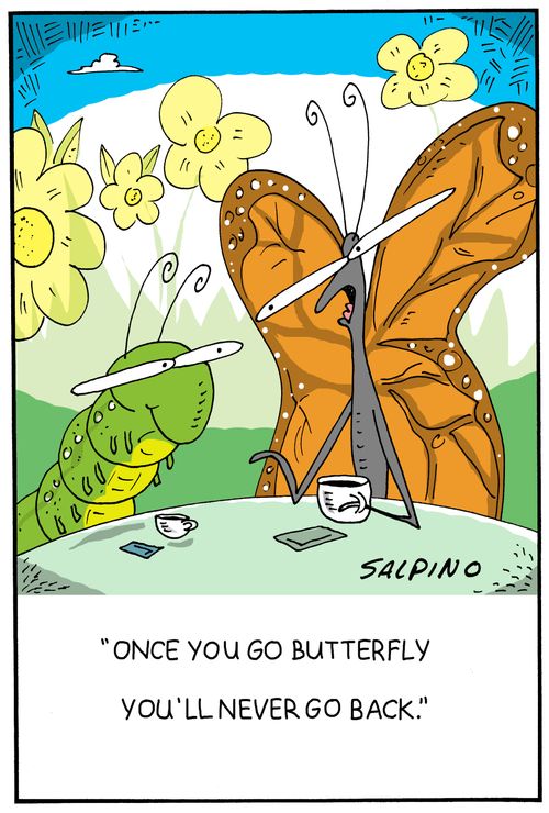 "Once you go butterfly you'll never go back."