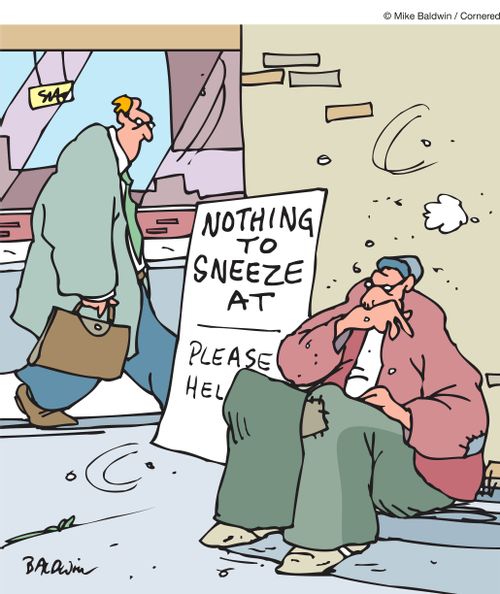 Nothing to sneeze at. Please help.