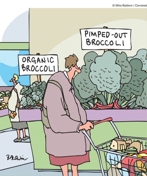 Organic Broccoli. . . Pimped Out Broccoli.