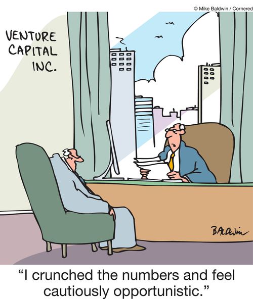 "I crunched the numbers until cautiously opportunistic."