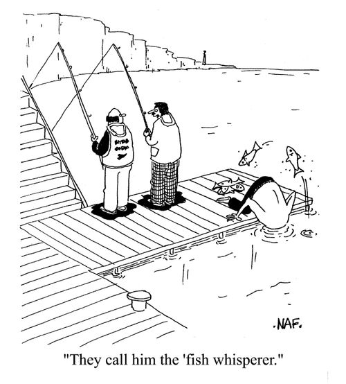 'They call him the 'fish whisperer'.'
