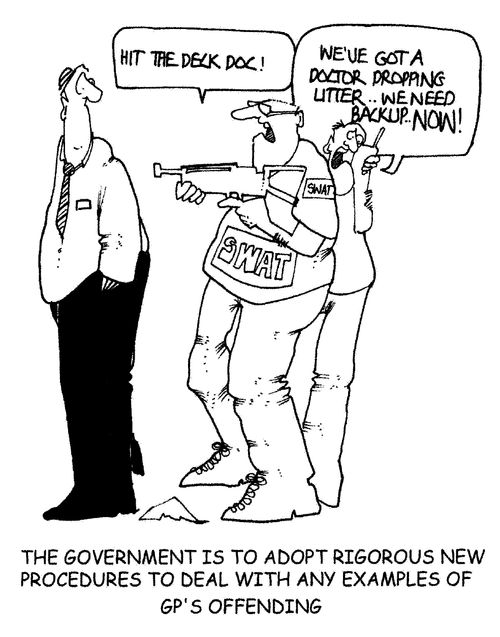The government is to adopt rigorous new procedures to deal with any examples of GPs offending