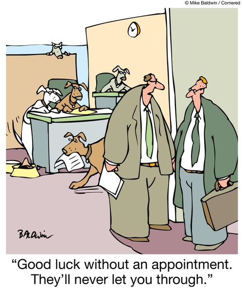 Good luck without an appointment. They'll never let you through.