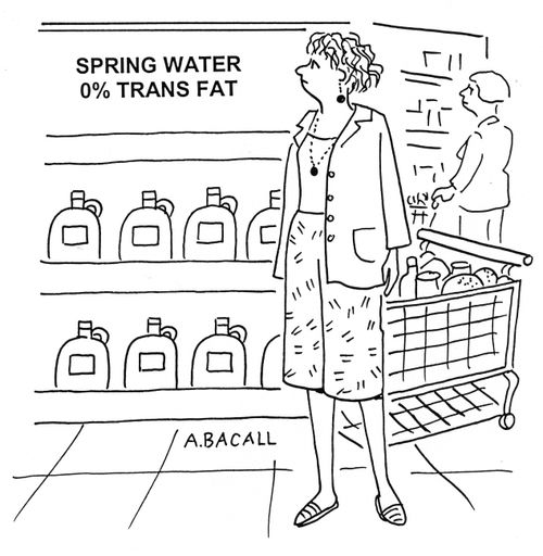 Spring Water - 0% Trans Fat.