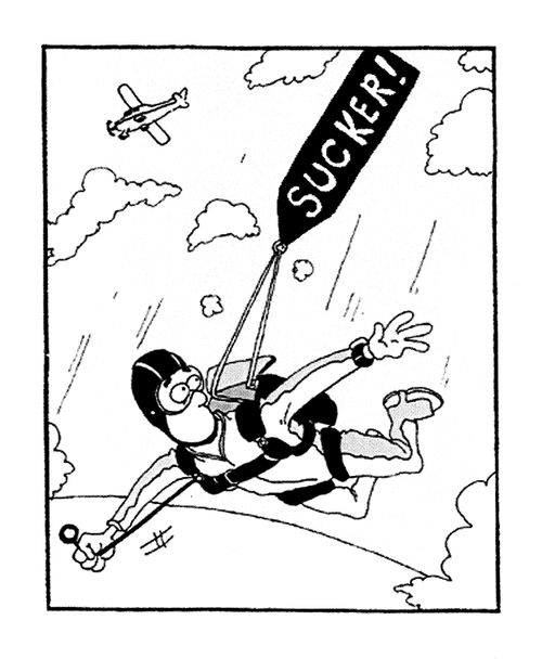 Man Jumps Out Of Plane With No Parachute.