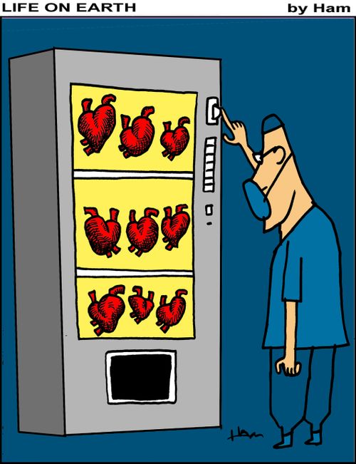 Heart vending machine.