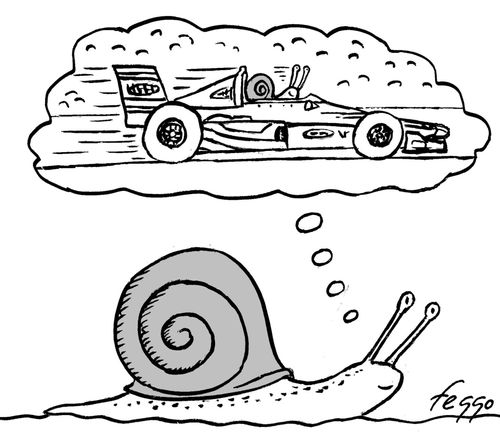 Formula One snail