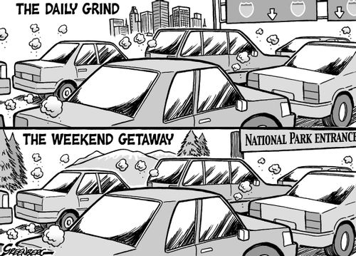 The weekend getaway.