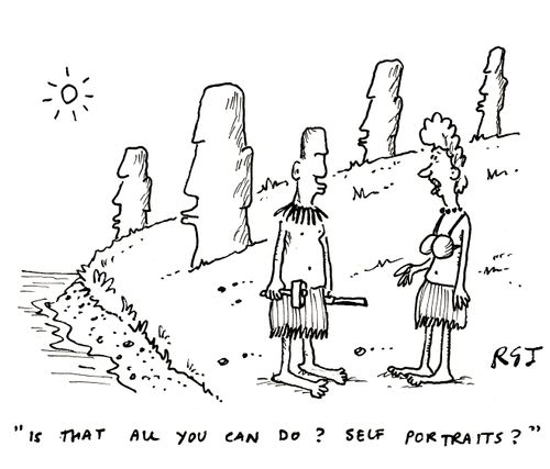 'Is that all you can do? Self portraits?'