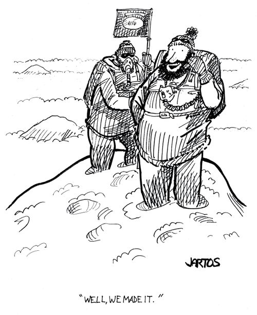 'Well, we made it.'