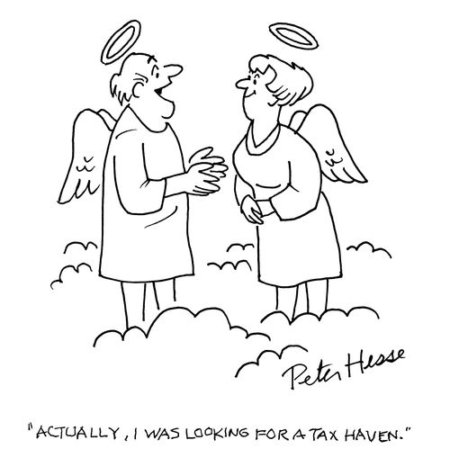 Actually, I was looking for a tax haven.