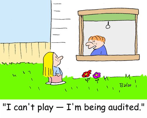 'I can't play -- I'm being audited.'
