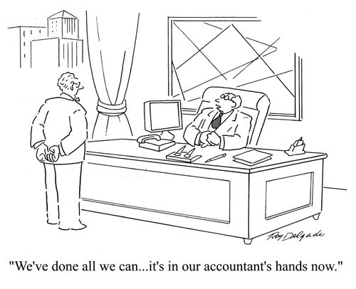 'We've done all we can...it's in our accountant's hands now.'