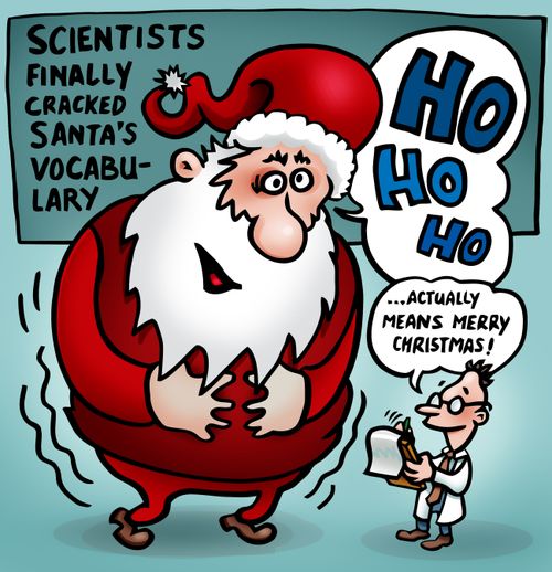 Scientists finally cracked Santa's vocabulary.