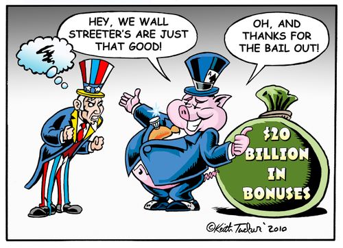 'Wall Street's Obscene Bonuses!'