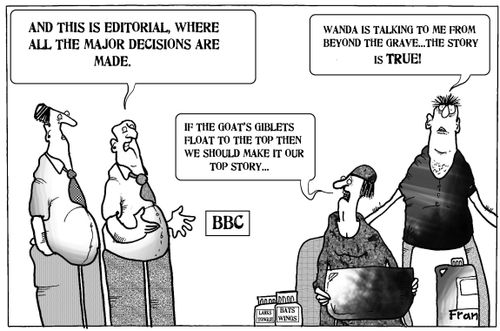 'And this is Editorial, where all the major decisions are made.'