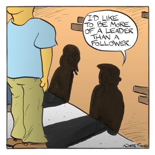 "I'd like to be more of a leader than a follower."