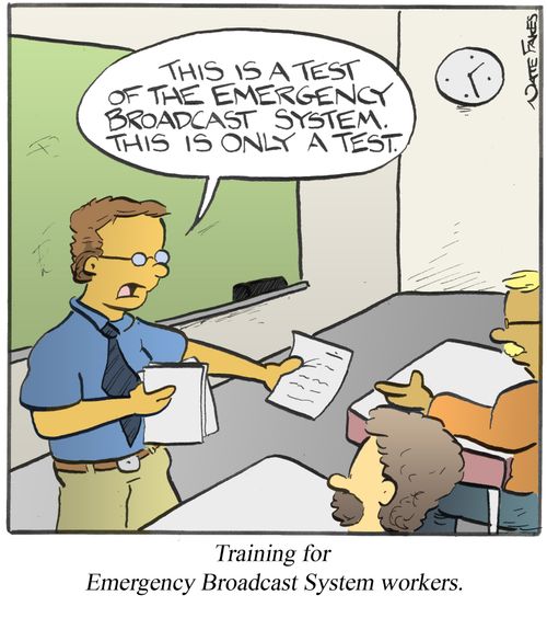 Training for Emergency Broadcast System workers
