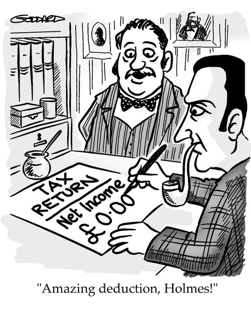 "Amazing deduction, Holmes!"