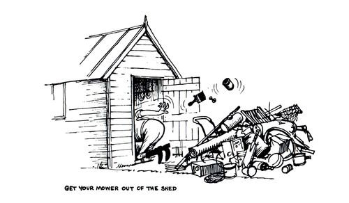 The Gardener's Calendar: Get Your Mower Out of The Shed.