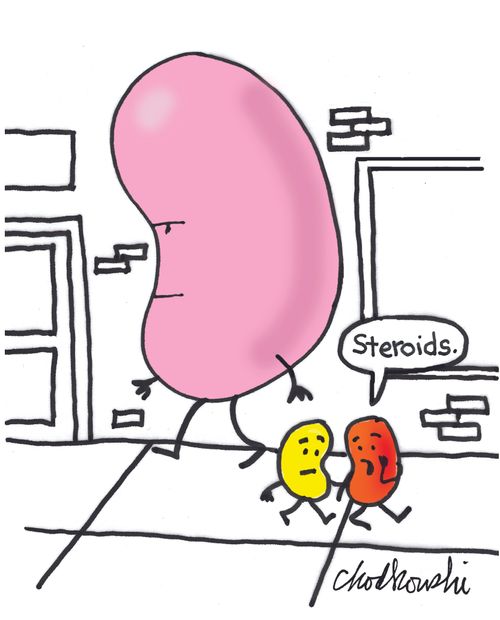 "Steroids."