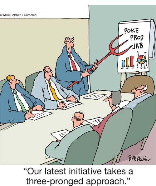 "Our latest initiative takes a three-pronged approach."