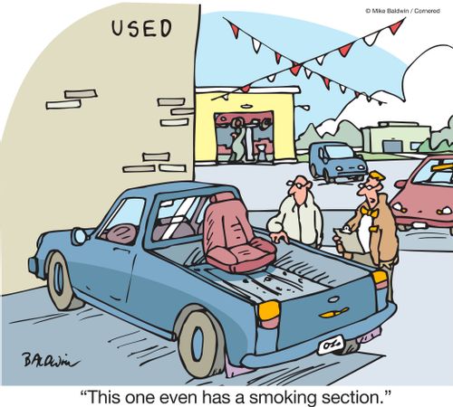 "This one even has a smoking section."