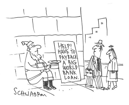 Help! Have to pay back a big world bank loan.