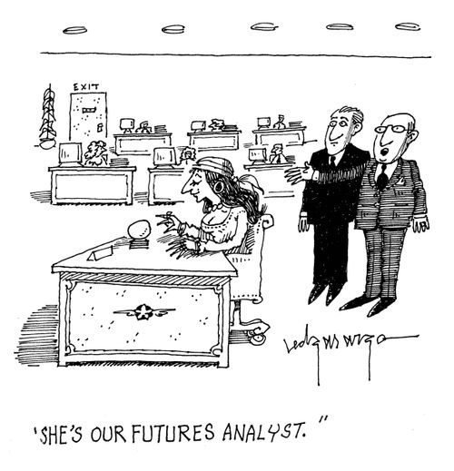 'She's our future analyst.'