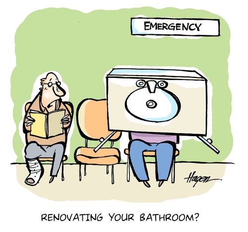 "Renovating your bathroom?"