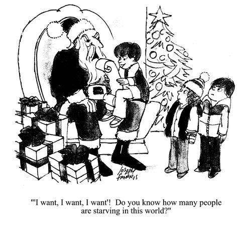 Angry Santa Claus.