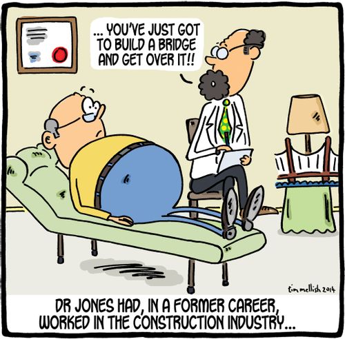 Dr Jones had, in a former career, worked in the construction industry...