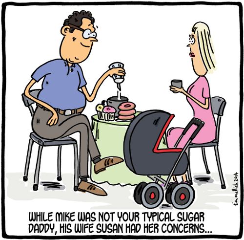 While Mike was not your typical sugar daddy, his wife Susan had her concerns. . .