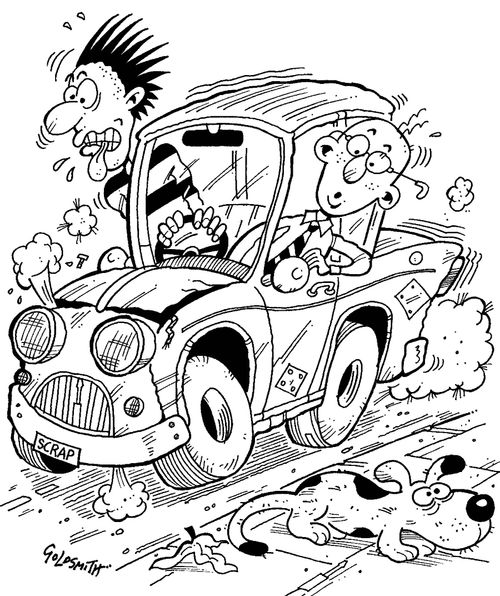 Car trouble.