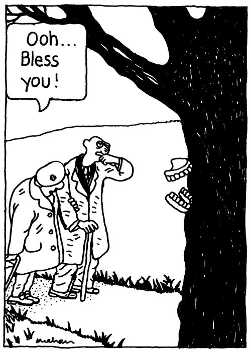 'Ooh... Bless you!'