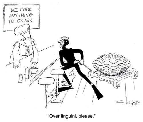 'Over linguini, please.'