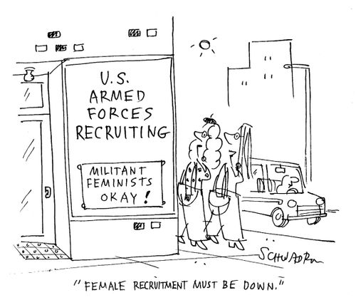 'Female recruitment must be down.'