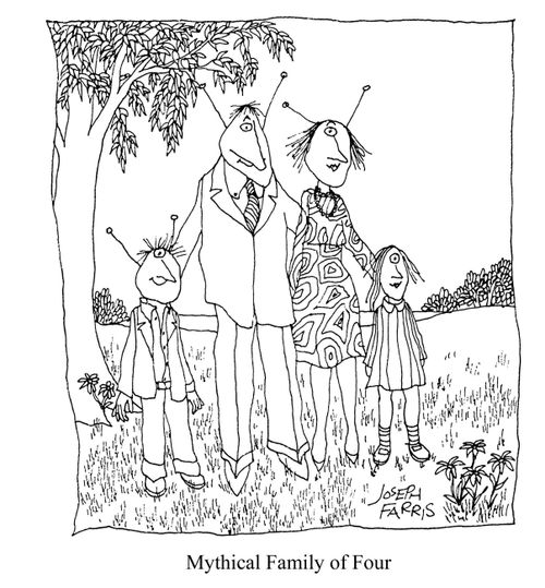Mythical Family of Four.