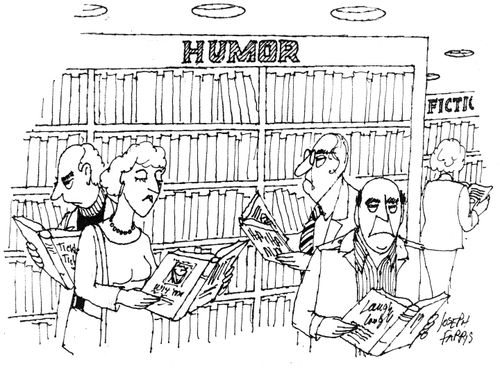 Serious People in the Humor Section.