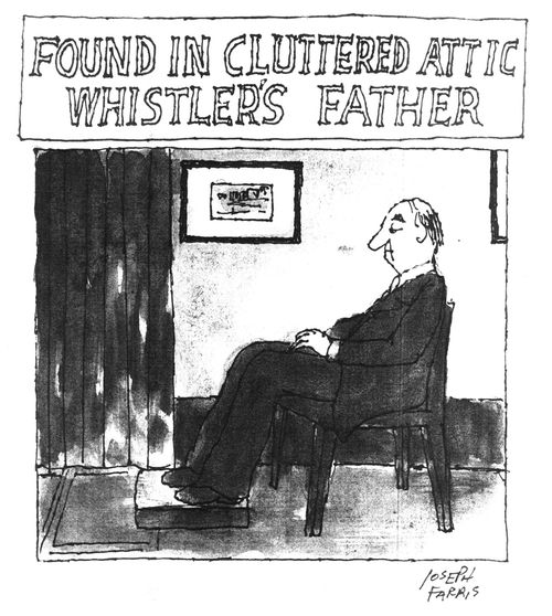 Found in Cluttered Attic - Whistler's Father.
