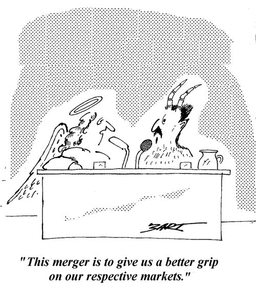 "This merger is to give us a better grip on our respective markets."