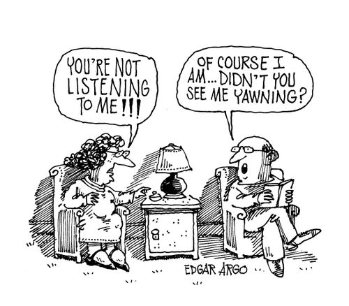 'You're not listening to me!'