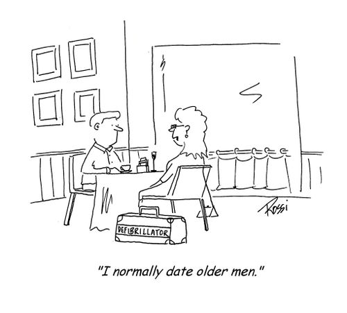 'I normally date older men.'