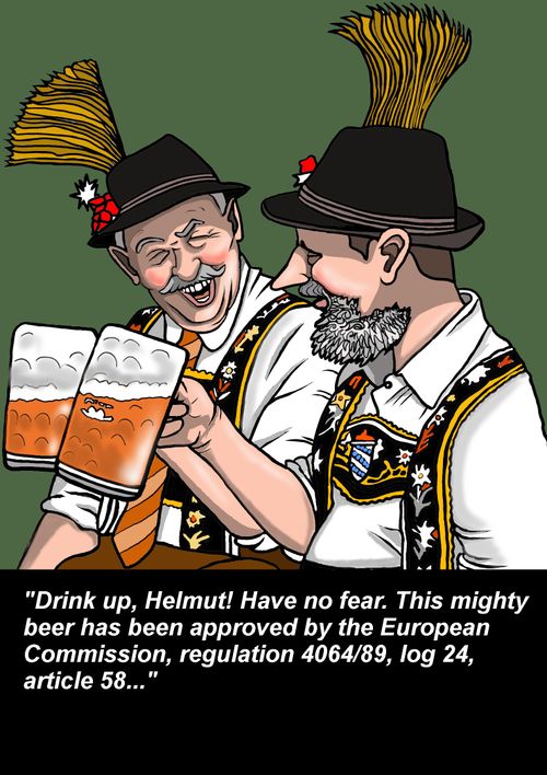 'Drink up, Helmut...'