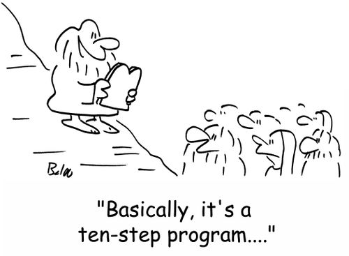 'Basically, it's a ten-step program....'