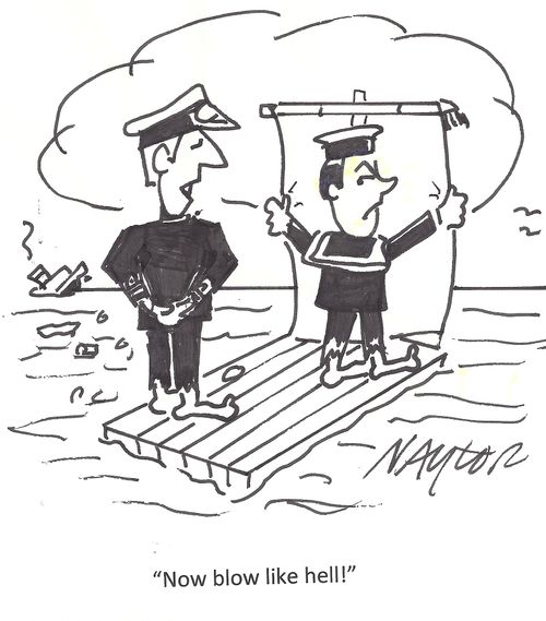 'Now blow like hell!'