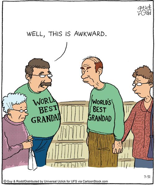 'Well, this is awkward.'